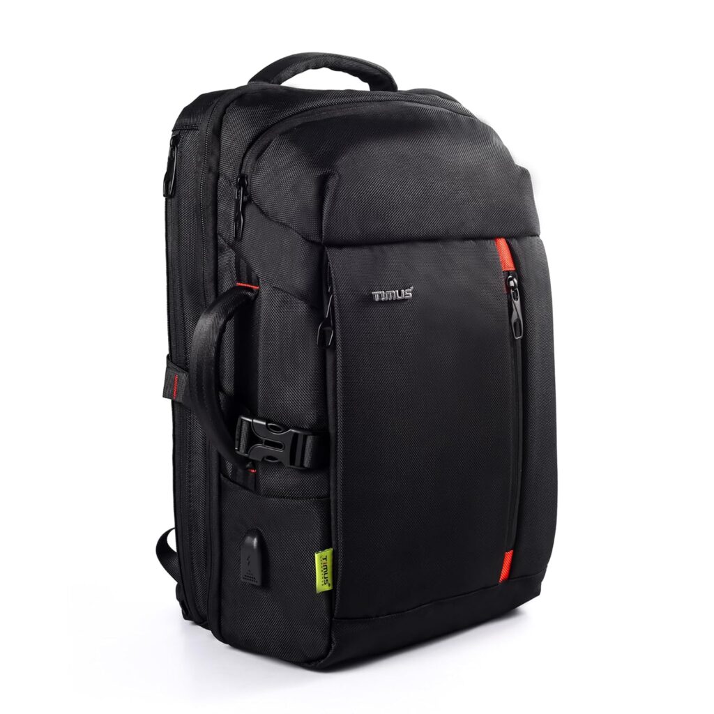 Timus London Anti Theft Laptop Bag | 28L Bagpack With 15.6 Inch Laptop Compartment | Premium Bag for Men | Laptop Bag with USB Charging Port & Organizer Pocket for Men, Women, Boys, Girls