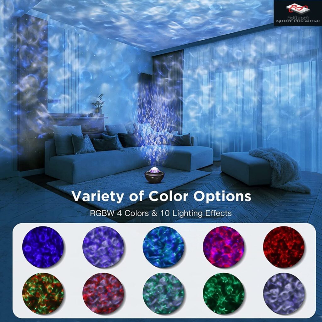 Acrylonitrile Butadiene Styrene Starry Night Light Projector,3 In 1 Galaxy Light Projector Led Ocean Wave Nebula Clouds With Remote Control, Bluetooth Speaker,