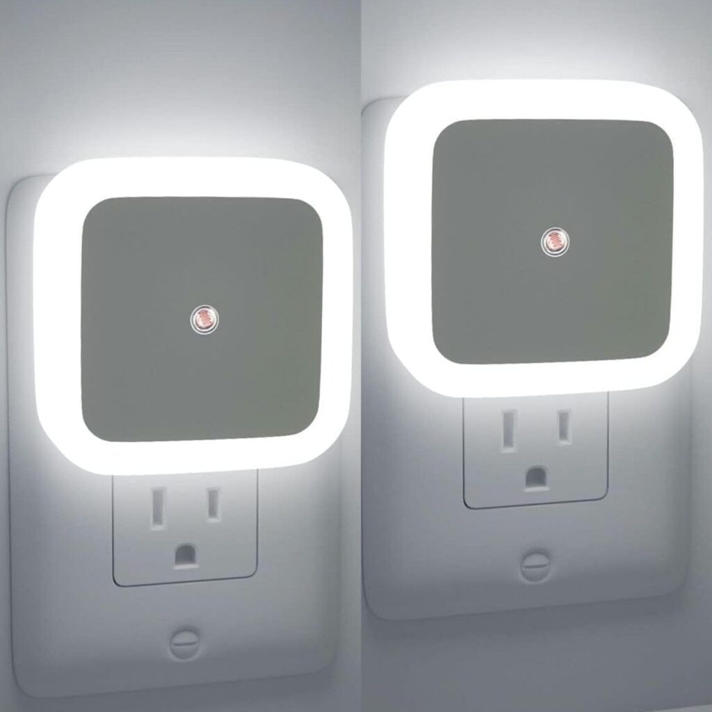 Motion Sensor Light for Home (Pack of 2) with USB Charging Wireless Self Adhesive LED Body Induction Lamp Sensor Light for Wardrobe Lights with Sensor Night Light for Cupboard Stairs (White)