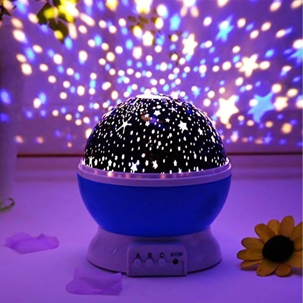 Toy Imagine Star Master Galaxy Night Projector Lamp Ceiling Led Light 360 Rotating Colorful Lights Starry Space Projection Home Room Decoration Design, Toys Gift for Kids Boy Girl, Plastic, Multicolor