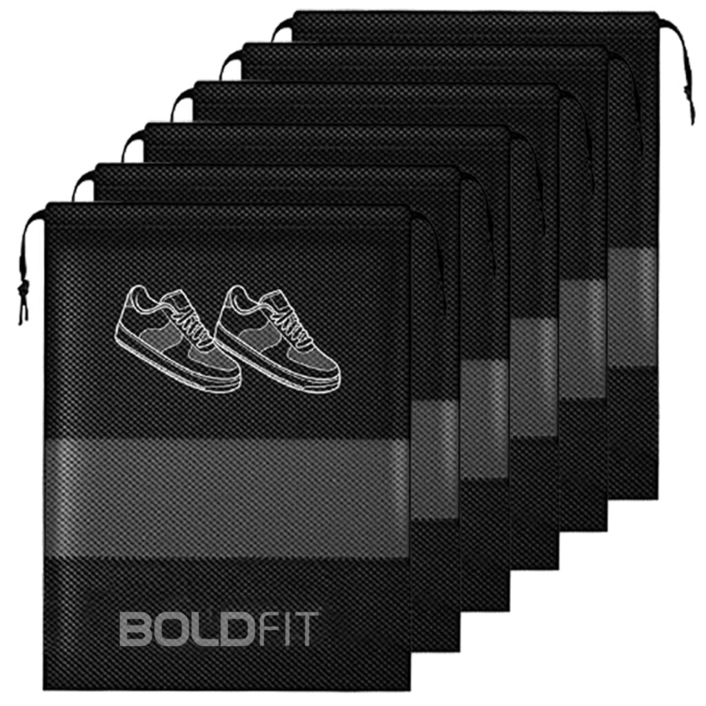 Boldfit Shoe Bag for Travel & Storage Organizer – Accessories for Women & Men – Shoe Pouches and Cover for Travelling Essentials