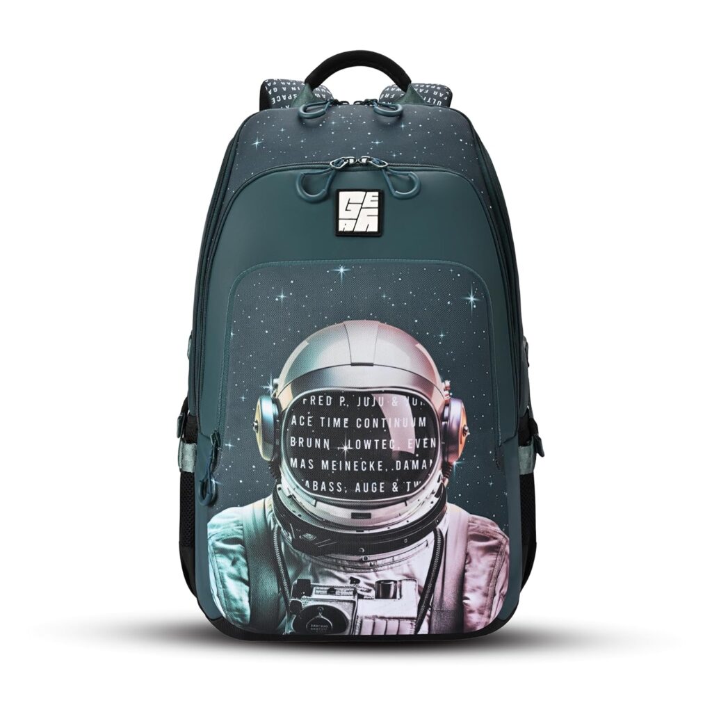 Gear Cosmonaut 4 Compartment Backpack 17″/30L Medium Water Resistant School Bag/Casual Backpack/Daypack/Kids Bag for Boys/Girls (Green-White) Gear Cosmonaut 4 Compartment Backpack 17″/30L Medium Water Resistant School Bag/Casual Backpack/Daypack/Kids Bag for Boys/Girls (Green-White)