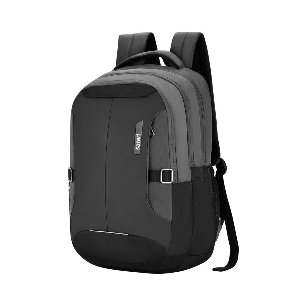Safari Spade 34L Formal Laptop Backpack with Raincover, Antitheft Pocket, 3 Compartments, Front Pocket, Smart Trolley Sleeve, Office Bag, College Backpack, Travel Bag, School Bag
