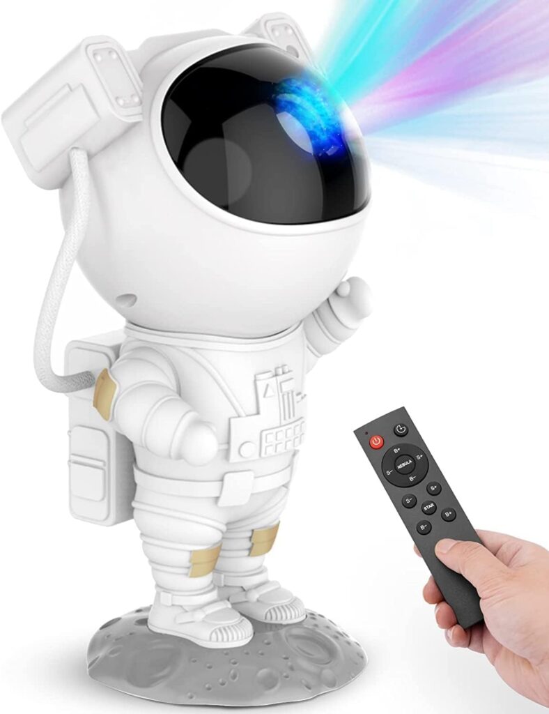 Toy Imagine Astronaut Galaxy Projector Night Lamp for Kids Toys Nebula Light Colorful Projection Robot Birthday Gift for Kid Adults Baby